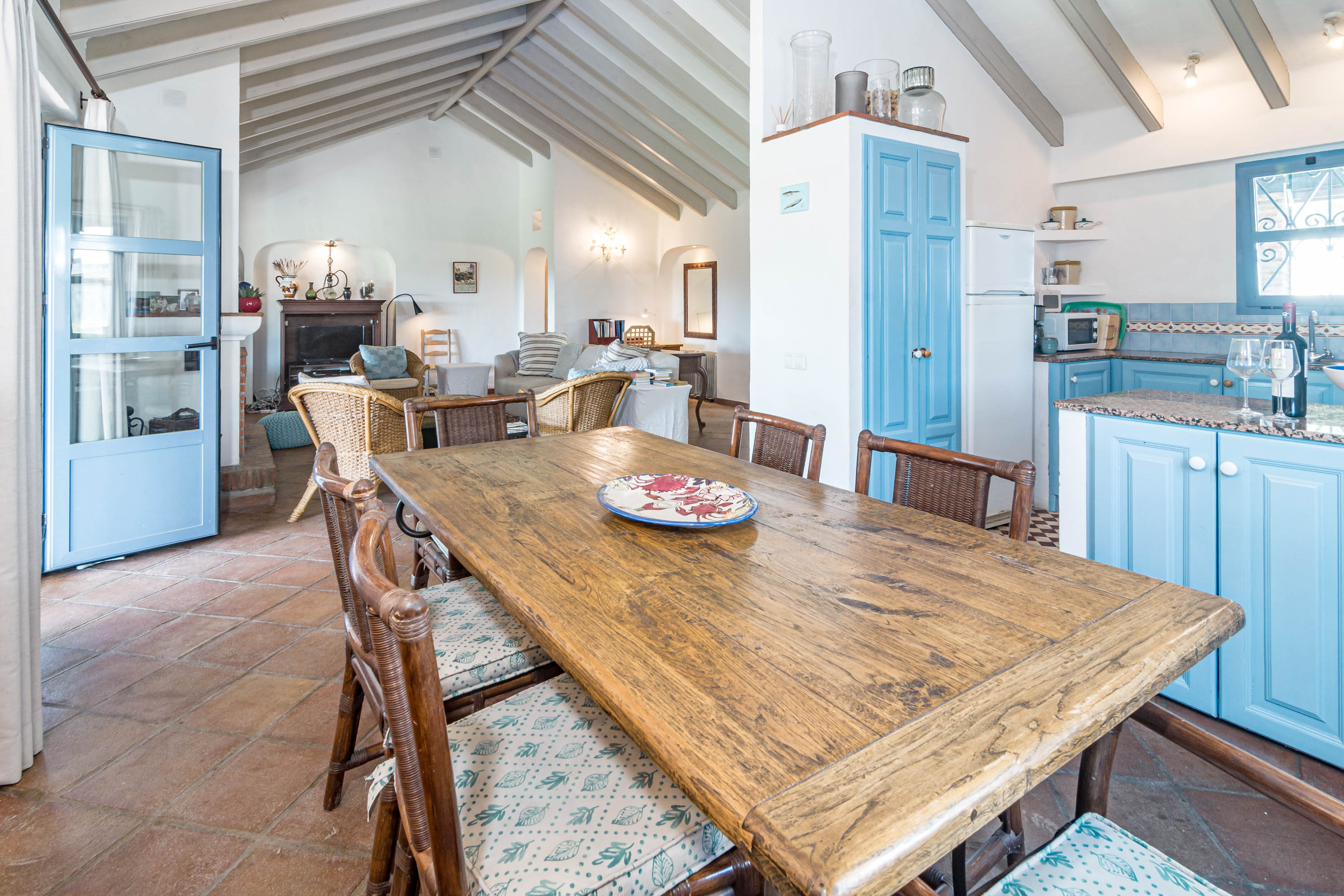 Indoor dining area